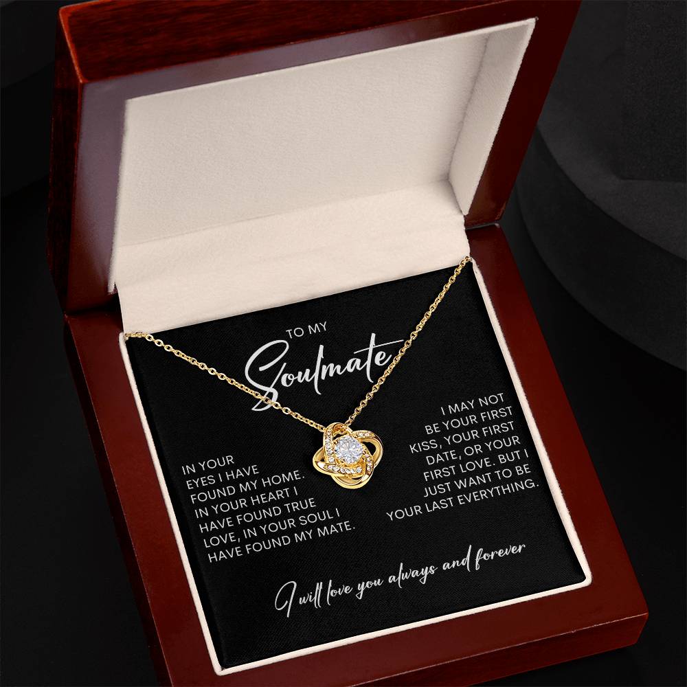 To My Soulmate | Love Knot Necklace